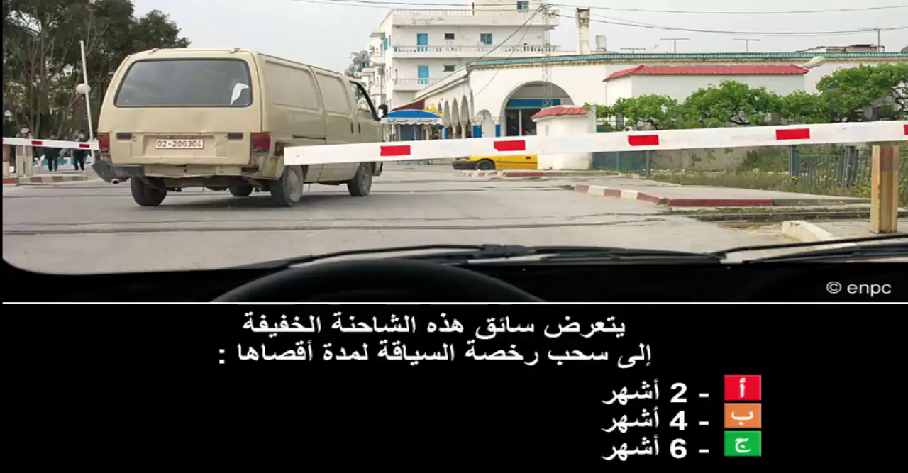 إمتحان محاكاة ليوم الامتحان رخصة السياقة صنف ب -4-